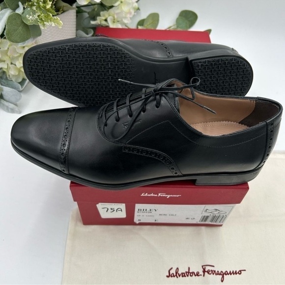 Men’s Salvatore, Ferragamo cap to Oxford size 8E made in Italy - Picture 8 of 10